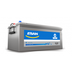 Esan LPM12-240HD / Esan 12V 240Ah 1300CCA Heavy Duty Dual Purpose Deep Cycle AGM Kuru Start&Servis-Ekipman Aküsü
